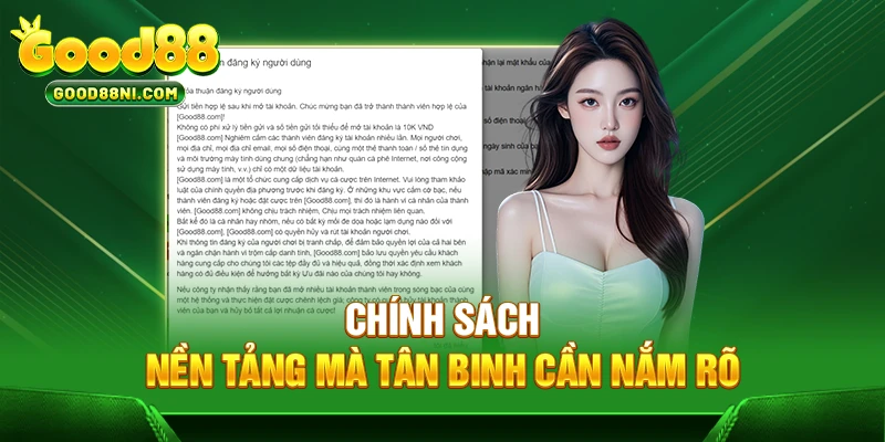 Chính sách nền tảng mà tân binh cần nắm rõ